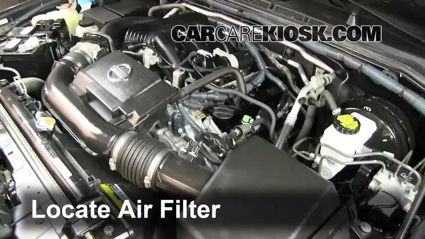 2011 Nissan Xterra S 4.0L V6 Filtro de aire (motor)